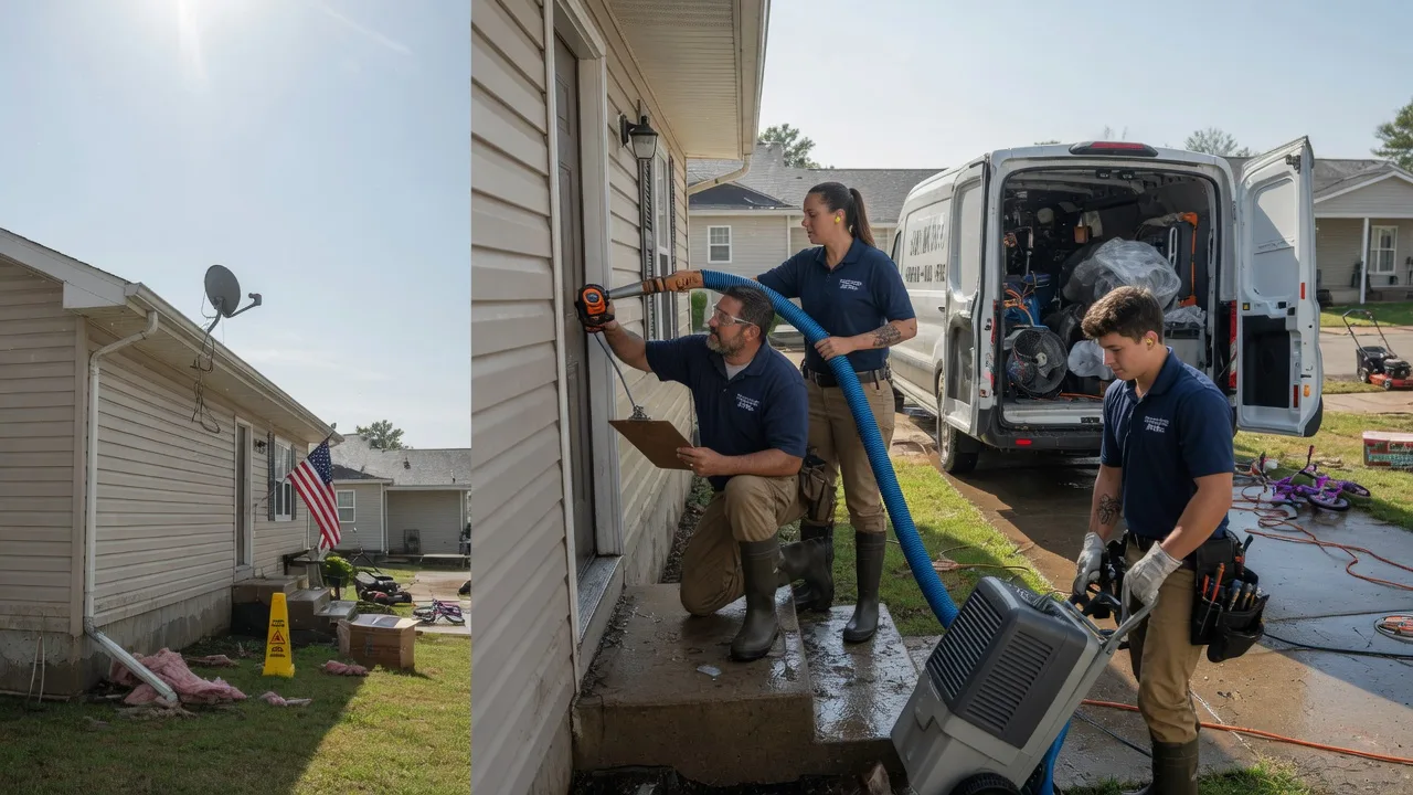 Ceiling Water Damage Restoration in Ridgeway, IA near me